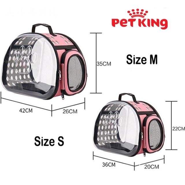 Túi Vận Chuyển Trong Suốt cho Thú Cưng size lớn