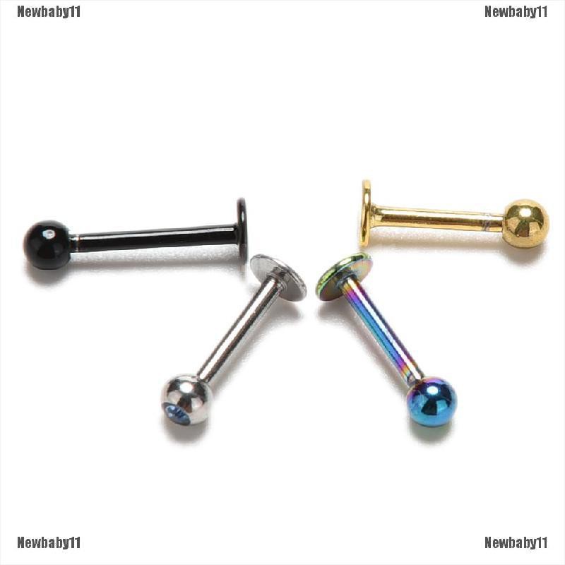 1 X Khuyên Xỏ Cơ Thể / Môi / Tai / Sụn Hình Tròn Bằng Monroe