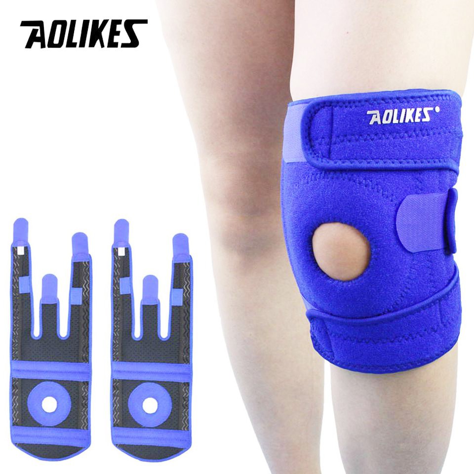 Bó gối thể thao - Bảo vệ đầu gối Aolikes AL7912 chính hãng chắc chắn thoáng khí - Fbsport