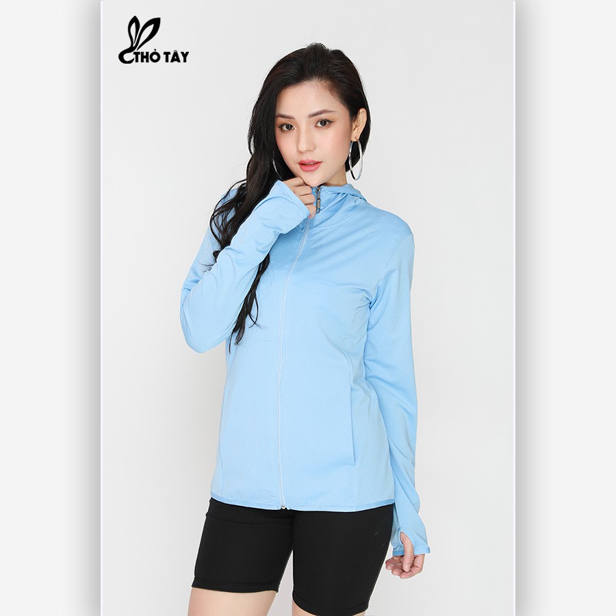 Áo Khoác Chống Nắng Chất Thun Co Giãn THỎ TÂY A215B17 | BigBuy360 - bigbuy360.vn