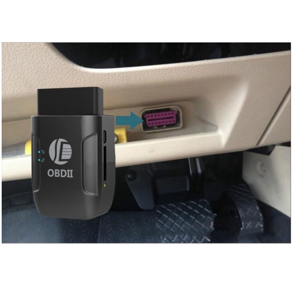 Bộ định vị GPS cao cấp cho ô tô cổng OBD II miễn phí duy trì, dễ lắp đặt 9-50V độ chính xác cao... Mới !!!