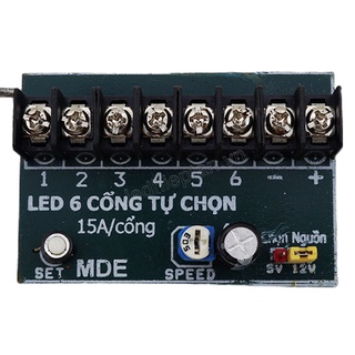 Mạch led paint 6 cổng 15A