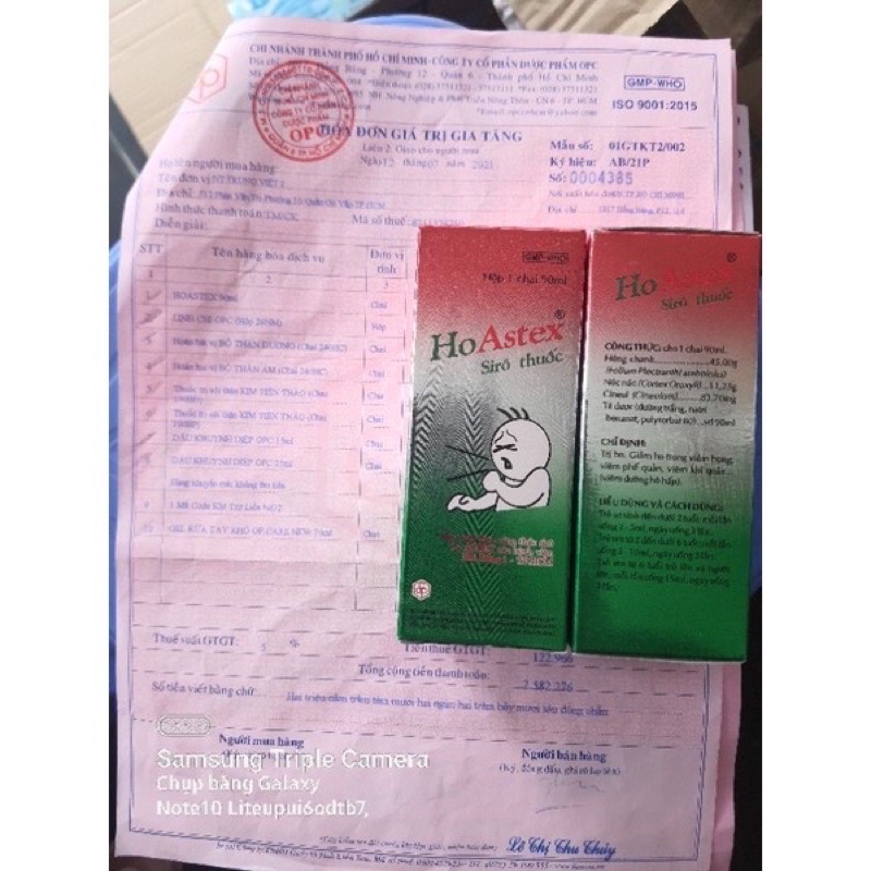 Ho Astex chai 90ml Opc