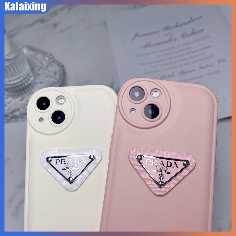 PRADA Ốp Điện Thoại Mềm Màu Kẹo Cho iPhone 13 Pro Max 12Pro 11Promax 11Pro Xs Max Xr X Xs