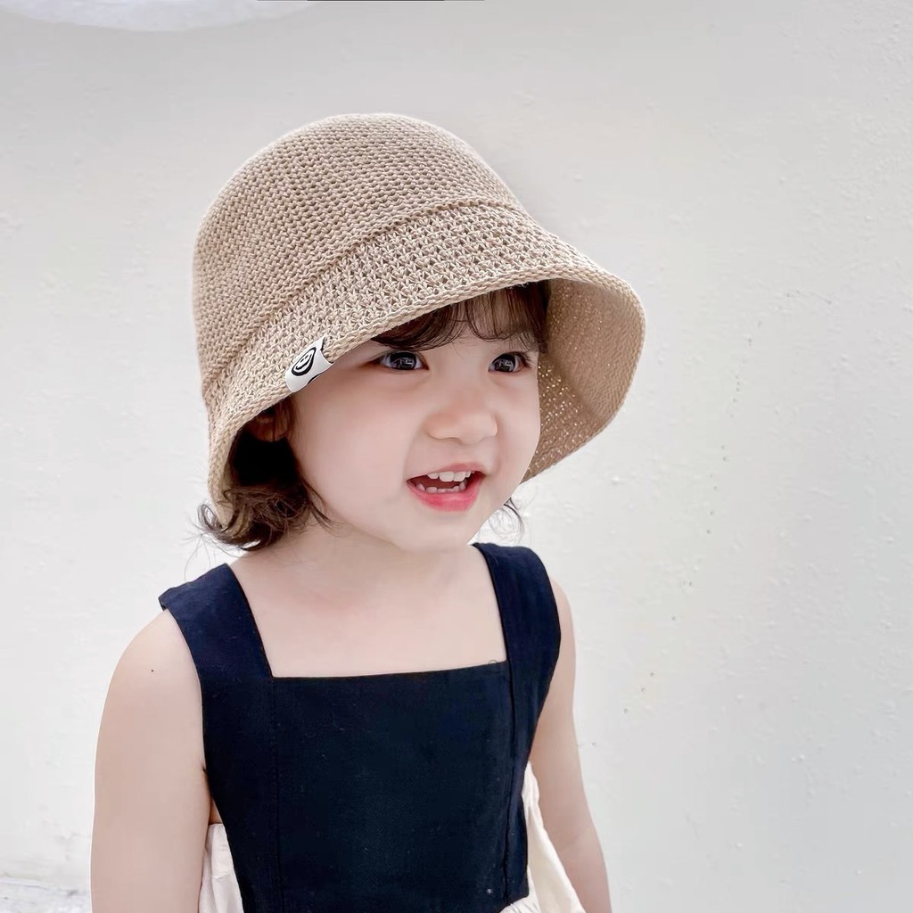 Mũ lưới tròn cho bé 4-10 tuổi vòng đầu 52-55cm