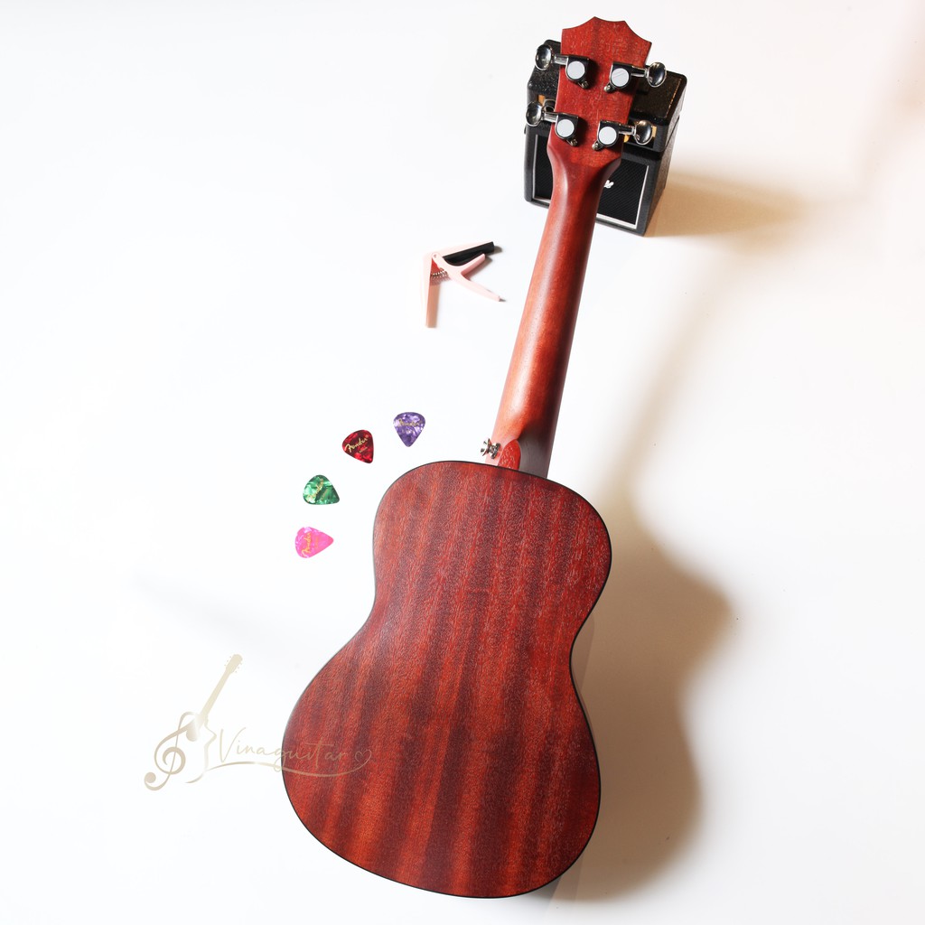 Đàn Ukulele BWS BMGV1 Cỡ Concert Full Gỗ Sapale 23 inch Chính Hãng Latuta Guitar phân phối