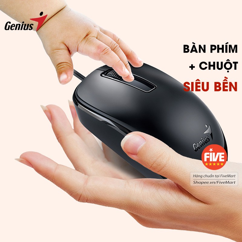 Bộ Bàn Phím + Chuột GENIUS Chính Hãng, Phím Mượt Mà, Chuột Chất Lượng Cao