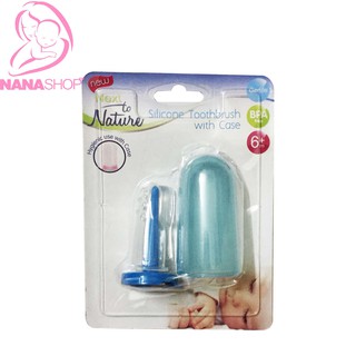 Rơ lưỡi silicone Nature Thái Lan có nắp