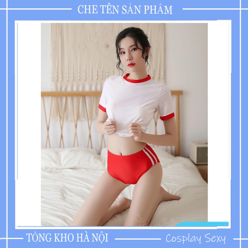 Set Cosplay Sexy Học Sinh - Bộ Đồ Ngủ Cosplay Sexy Vận Động Viên - Đồng Phục Thể Dục Nữ Sinh - VĐV002 - Ivyshop