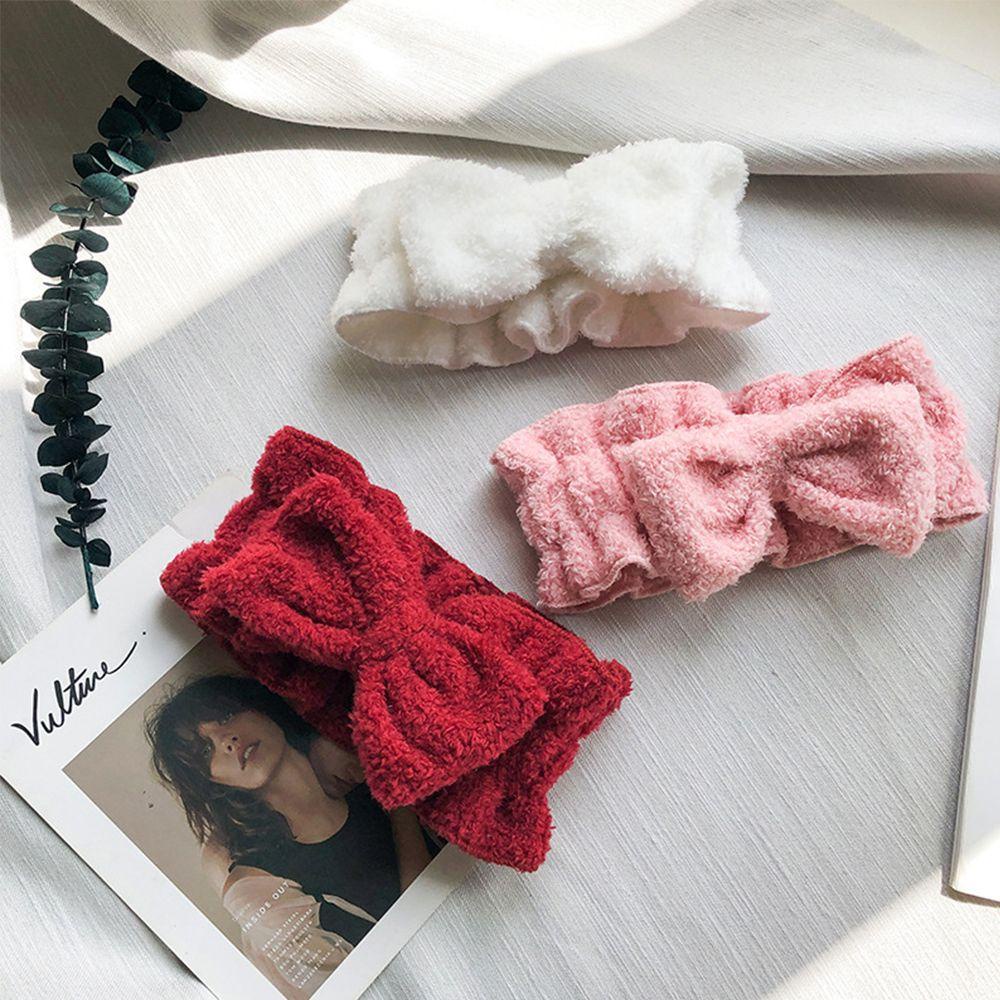 NICKOLAS Băng Đô Tai Thỏ Lớn Bằng Vải Nhung Thời Trang Thoải Mái Dành Cho Rửa Mặt Giá Đỡ