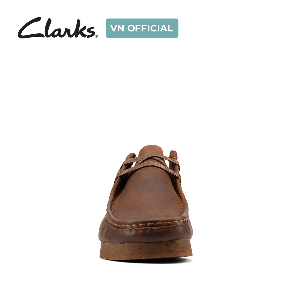 Giày buộc dây nam CLARKS Wallabee 2 hai màu nâu và đen