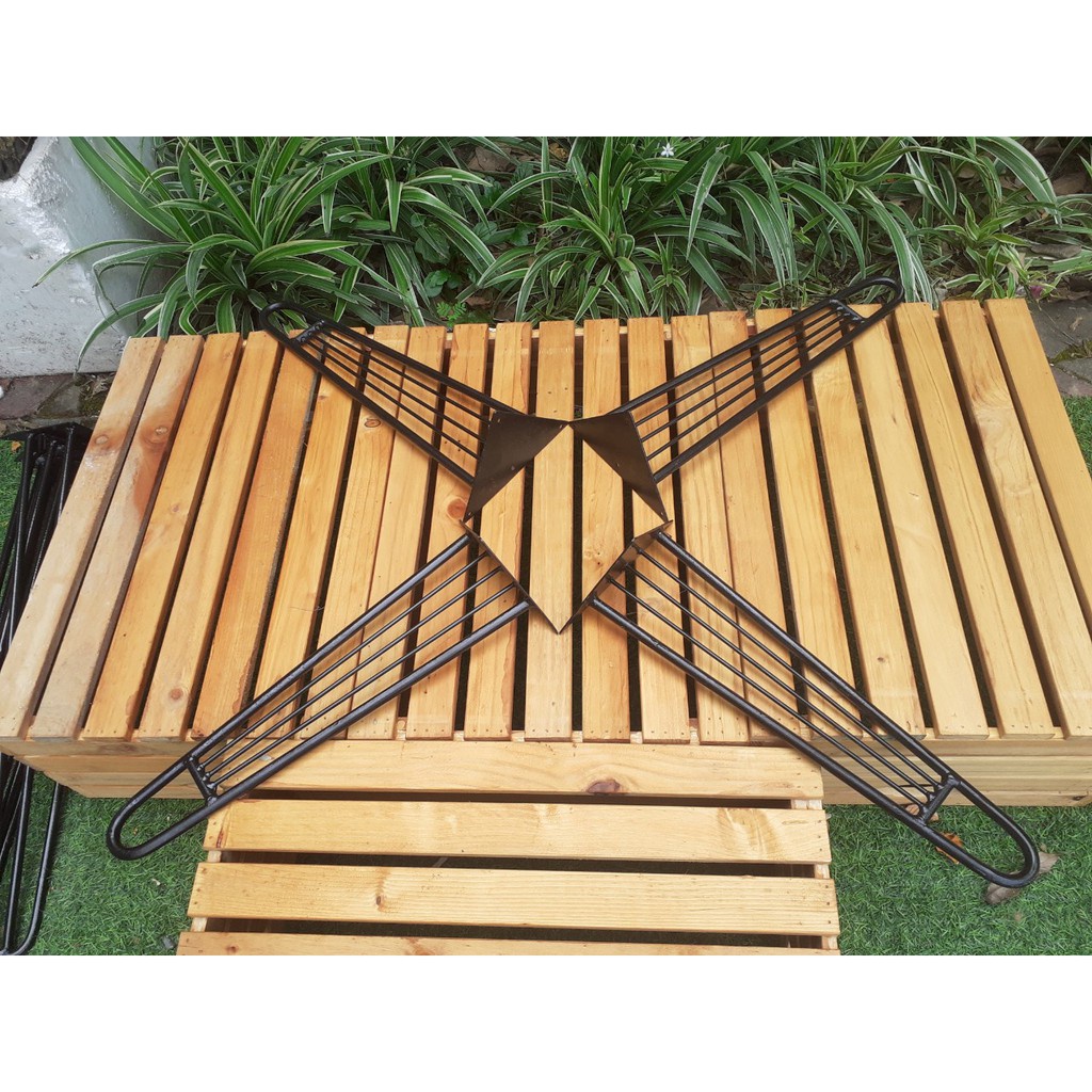 chân ghế decor hairpin Kích Thước 60 cm - Loại Nhiều Thanh Sắt - Chân kệ tủ HP Decor