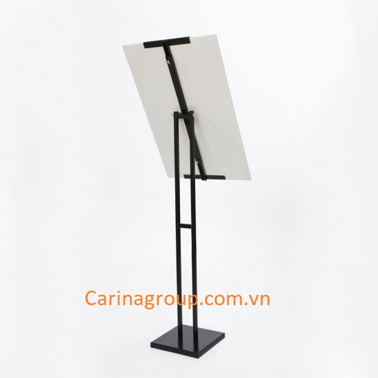 Standee treo tấm poster 1 mặt nghiêng, giá để tranh chữ H