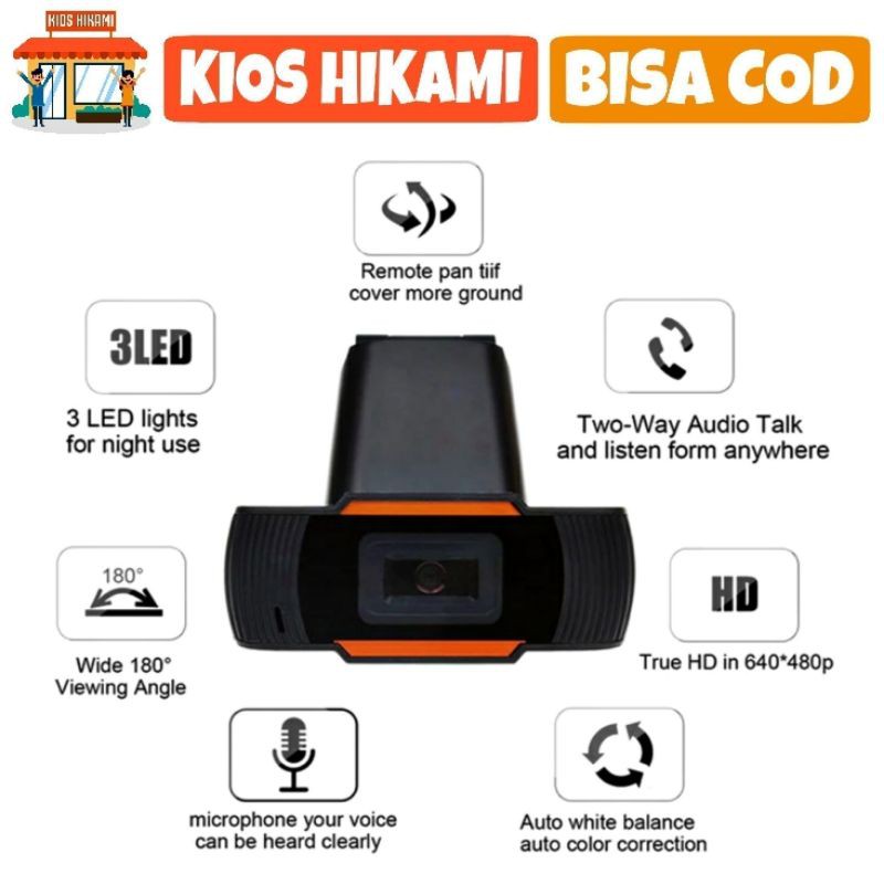 Webcam Hd 720p Tự Động Lấy Nét Tích Hợp Micro Cho Pc Laptop | BigBuy360 - bigbuy360.vn
