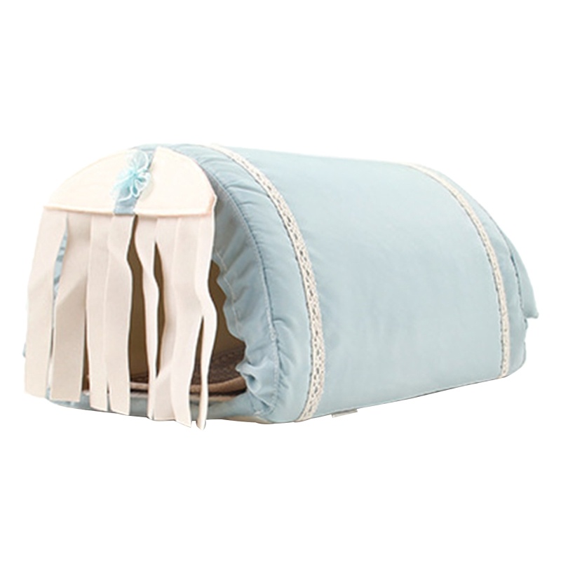 Đường Hầm Kèm Rèm Treo Giường Ngủ Nhỏ Hình Thú Cho Sóc Chuột / Mèo Kitty