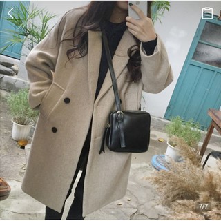 Áo khoác dạ style hàn quốc