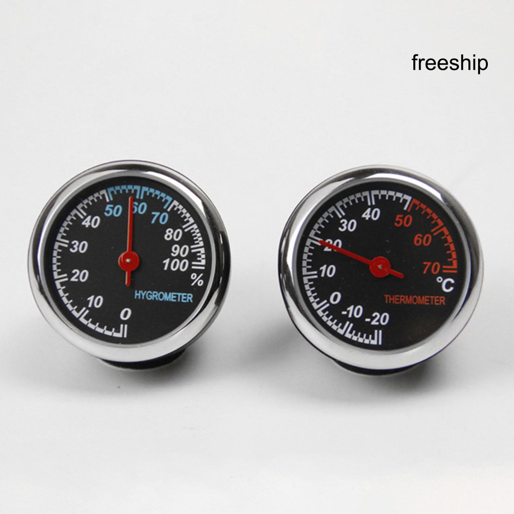 Đồng Hồ Nhiệt Kế Trang Trí Nội Thất Xe Hơi