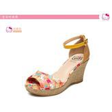 Hello Kitty Orange Wedges Shoe - Giày hàng hiệu đế xuồng săn sale