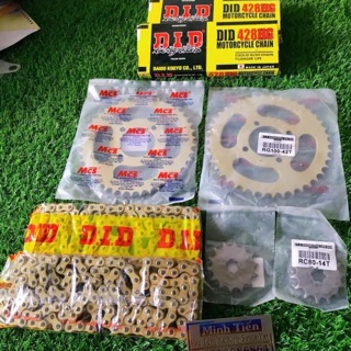 Nhông Sên Đĩa Vàng MCS Malai Dành Cho Xipo / Satria / Sport