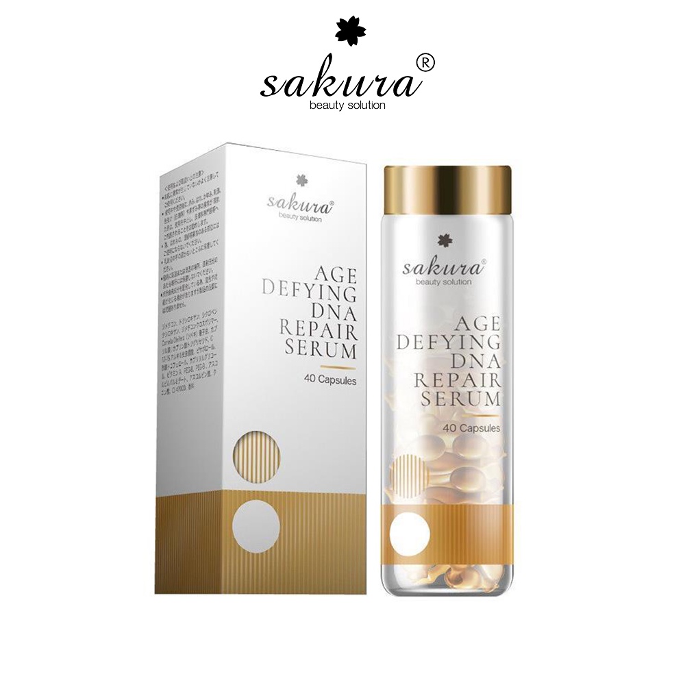 Serum chống lão hóa Sakura Age Defying DNA Repair Serum 2020 săn chắc da 40 viên