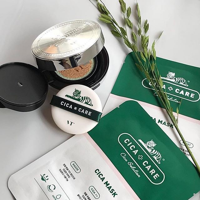 Phấn Nước Cho Da Mụn VT CICA REDNESS COVER & MOISTURE COVER CUSHION | BigBuy360 - bigbuy360.vn