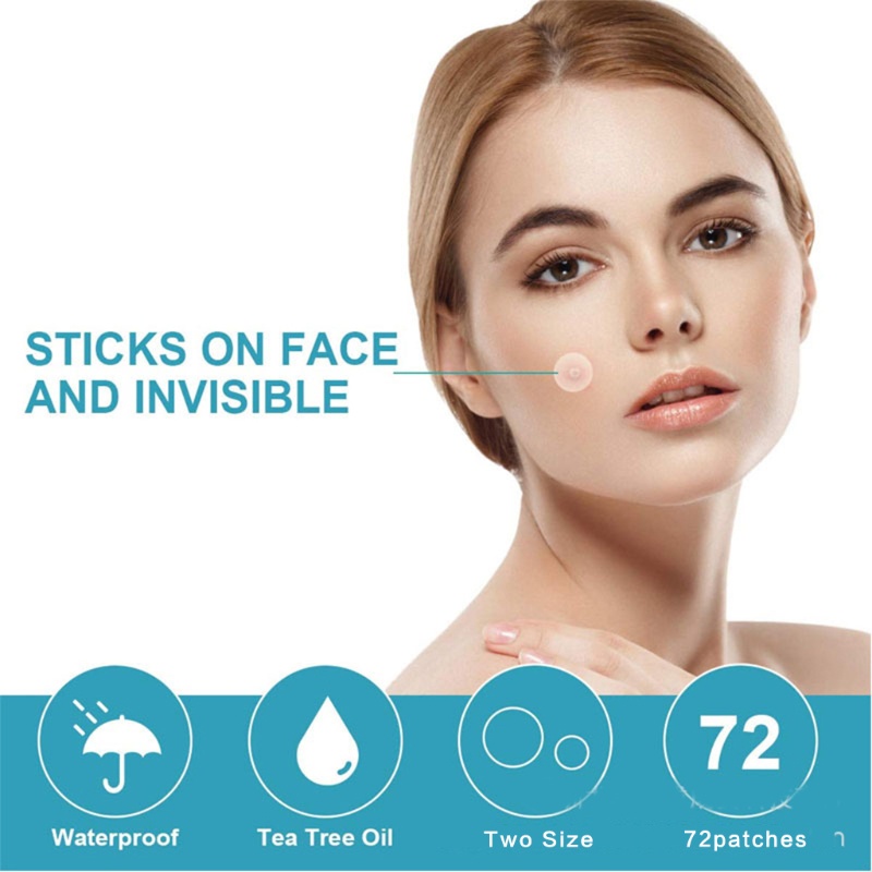 Set 3 Miếng Dán 108 Miếng Dán Mụn Trứng Cá Hấp Thụ Tốt