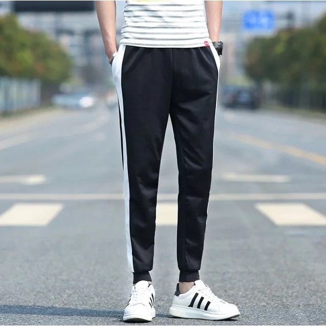 Quần Jogger Viền 2 Sọc phong cách Hàn Quốc siêu hot-SP28 | BigBuy360 - bigbuy360.vn