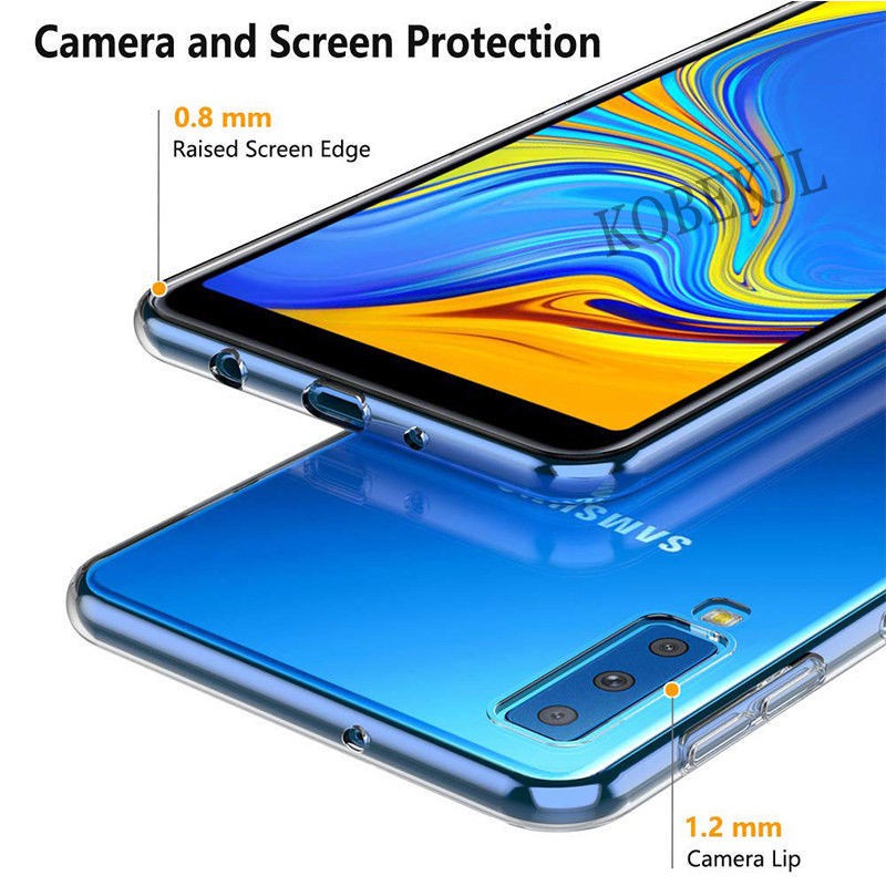 Ốp Lưng Samsung Galaxy A7 2018 Dẻo Trong Suốt Giá Rẻ