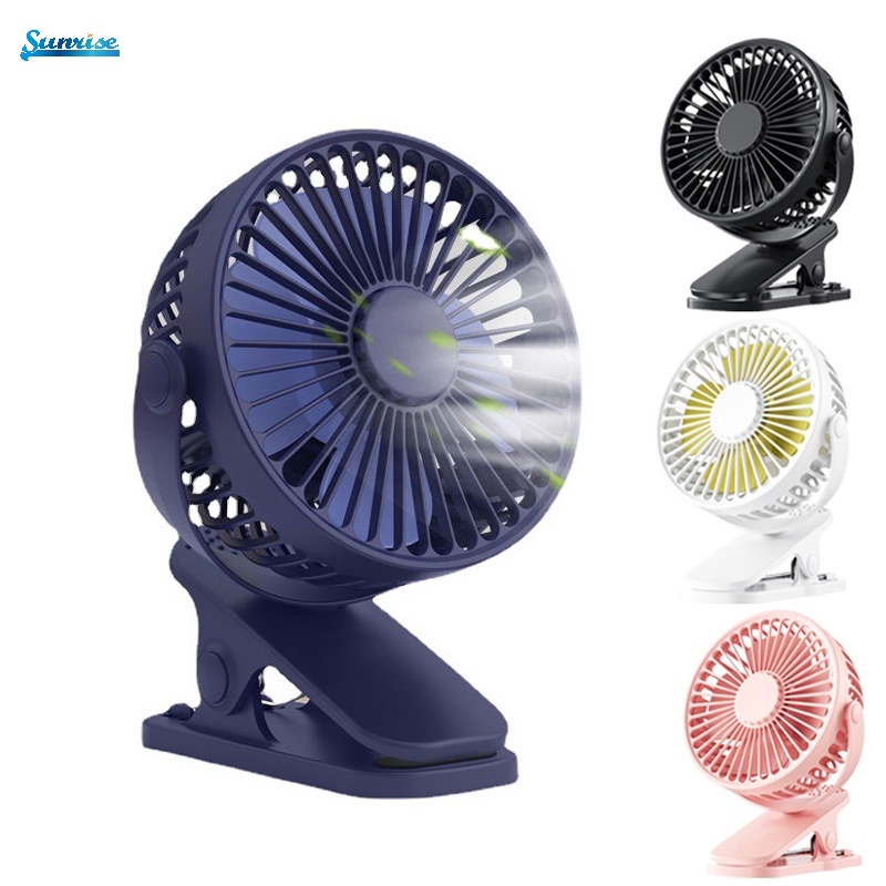 Quạt USB Mini 3 Tốc Độ Gió Mạnh Không Ồn Để Bàn Tiện Dụng Cho Văn Phòng/Cắm Trại