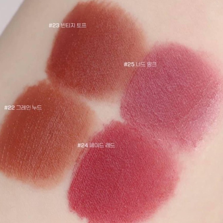 ROMAND – Son kem lì mềm môi Zero Velvet Tint lâu trôi ROMA06