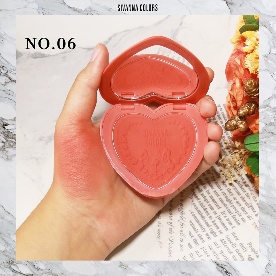 [Auth Thái] Phấn Má Hồng Bền Màu So Chic Long- Lasting 16-Hour Blush Sivanna Colors HF6025 | BigBuy360 - bigbuy360.vn