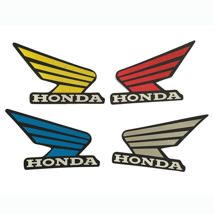 Tem Decal Dán Logo HONDA, tem dán xe máy bền đẹp