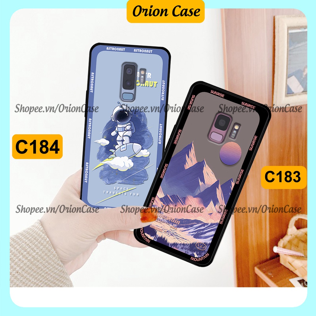 Ốp Samsung S9 - S9 Plus - S9+ in hình astronaut pro nasa, moutain cá tính.ốp lưng chống sốc.