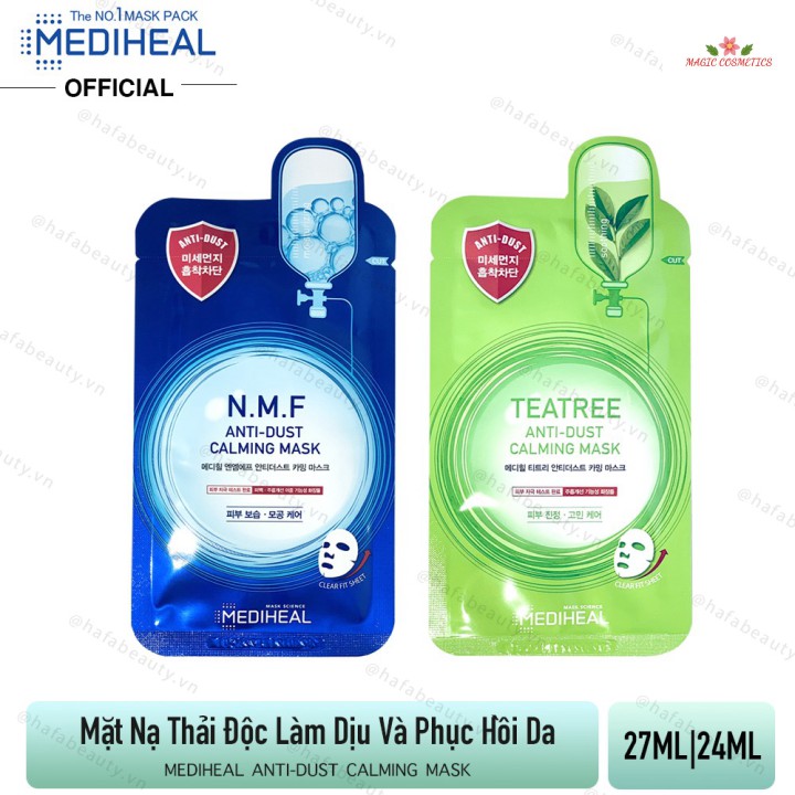 [Mã giảm giá] Mặt Nạ Thải Độc, Làm Dịu Và Phục Hồi Da Mediheal Anti-Dust Calming Mask