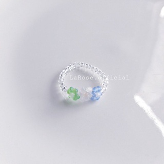 Nhẫn hoa daisy 3 hoa màu sắc nhỏ xinh