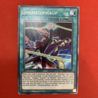 [Thẻ Bài Yugioh Chính Hãng] 'Onomatopickup'