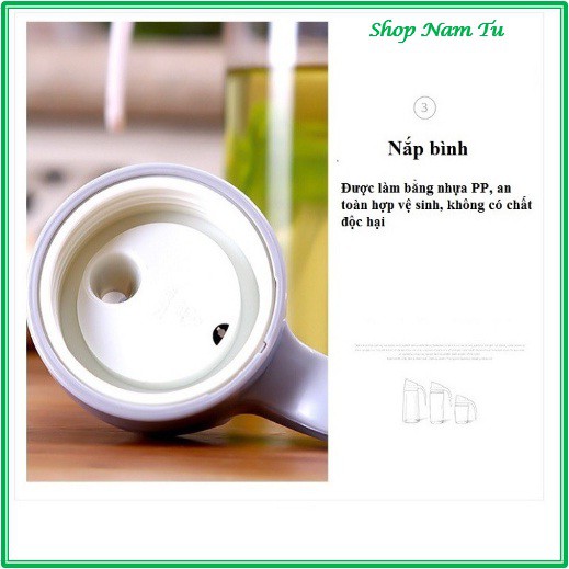 [MUA TẶNG QUÀ] Bình đựng dầu ăn, gia vị 600 ml tự động mở nắp khi rót | BigBuy360 - bigbuy360.vn