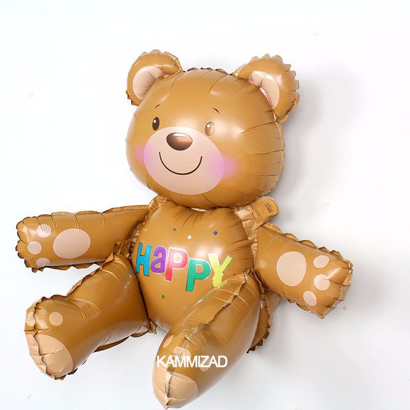 Bong Bóng Hình Gấu 3D Dễ Thương Dùng Trang Trí Tiệc Sinh Nhật