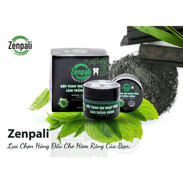 ZENPALI THAN HOẠT TÍNH TRẮNG RĂNG CAO CẤP
