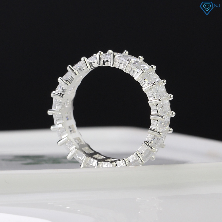 Nhẫn bạc nam 925 đính đá cá tính NNA0280 -Trang Sức TNJ