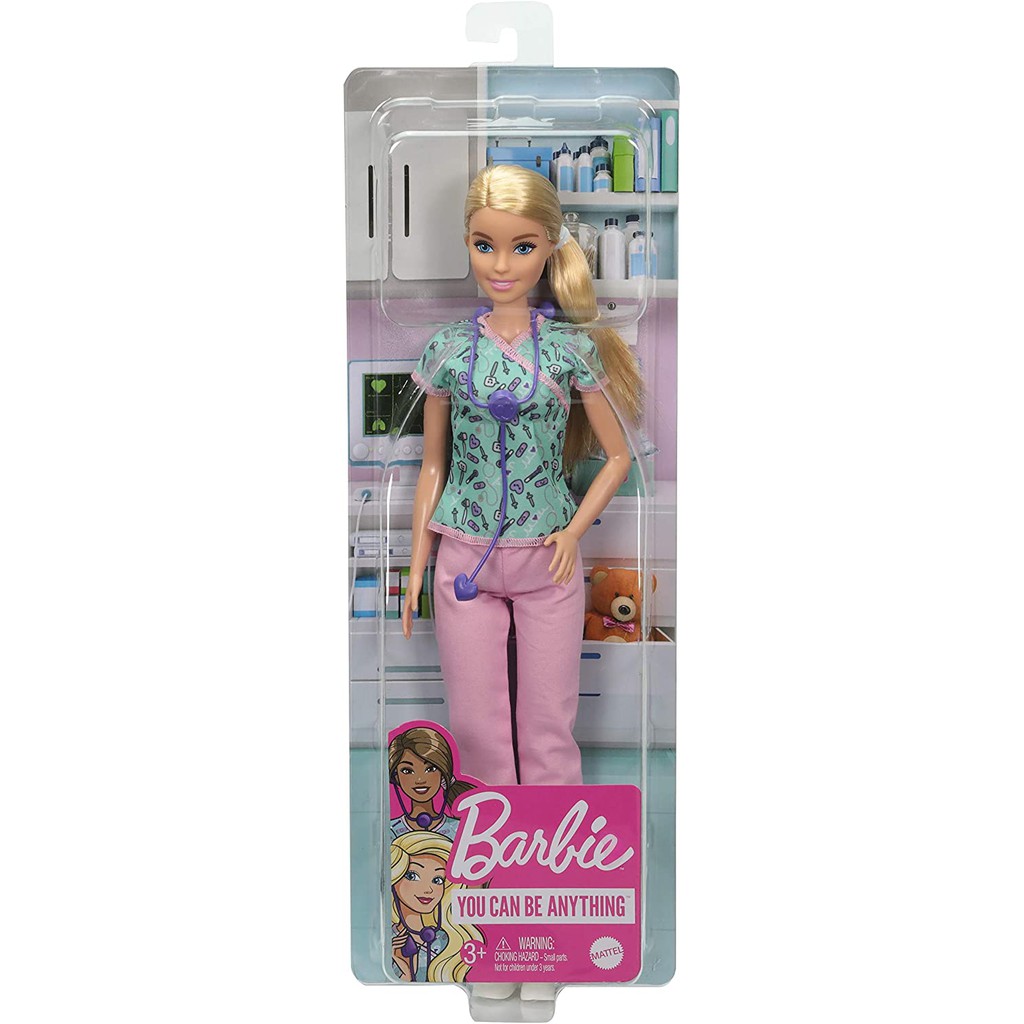 Barbie Nghề Nghiệp Nữ Y Tá Career Doll Nurse