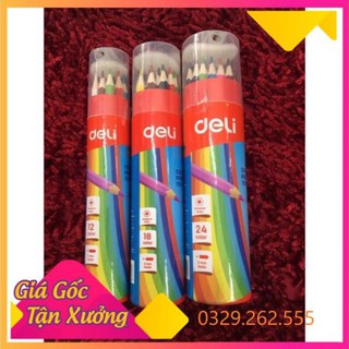 (Siêu Sale)  Bút chì màu DELI