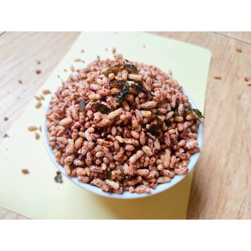 Gạo Lứt Rong Biển Nhà Lá Giòn Rụm Hỗ Trợ Giảm Cân, Keto, Eat Clean Lành Mạnh
