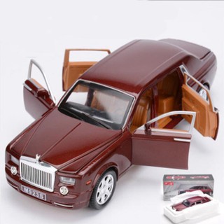 Mô hình siêu xe Rolls Royce PHANTOM tỉ lệ 1:24 XLG khung kim loại, sơn tĩnh điện màu Đỏ