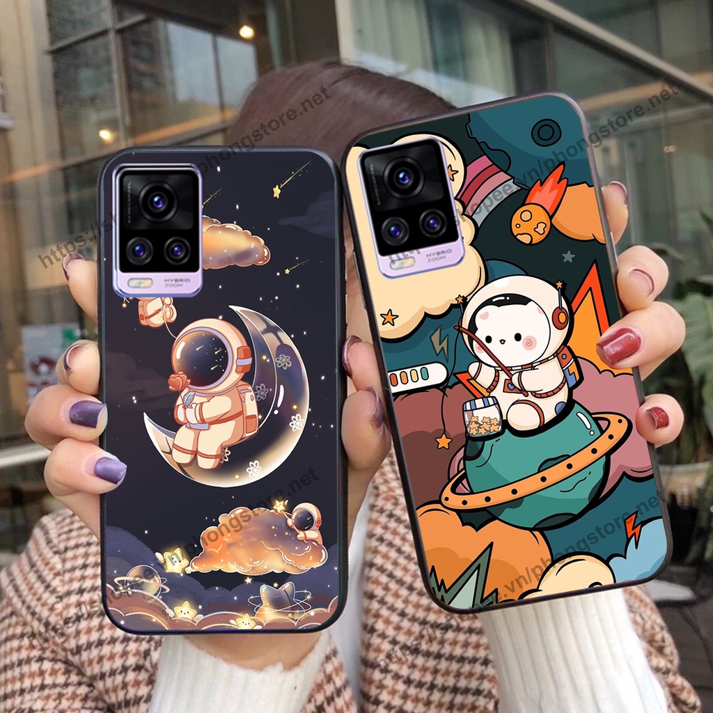 Ốp lưng Vivo V20 vũ trụ phi hành gia cực hot siêu cute-rẻ-bền