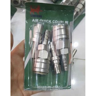 Đầu nối nhanh hơi khí nén ống 5*8mm Cao Cấp