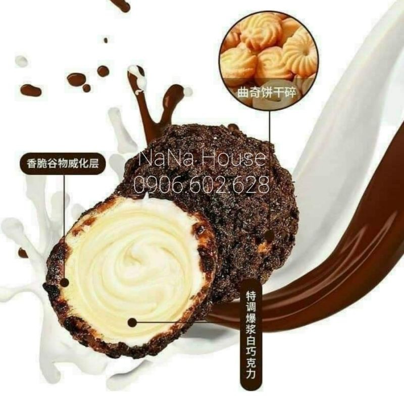 Bánh xô Oreo nhân kem sữa tan chảy Đài Loan