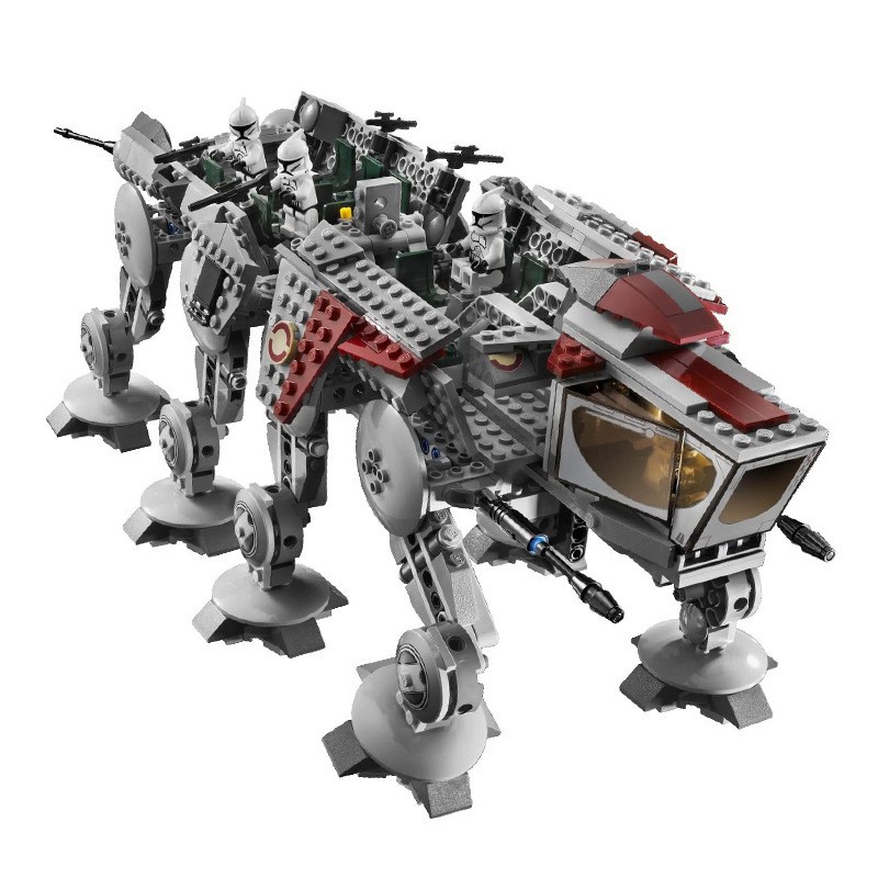 Đồ chơi Lắp ráp Mô hình King 81055 Star wars Republic Dropship With AT-OT Walker PHI THUYỀN VẬN TẢI THẢ TÀU ĐI BỘ AT-OT