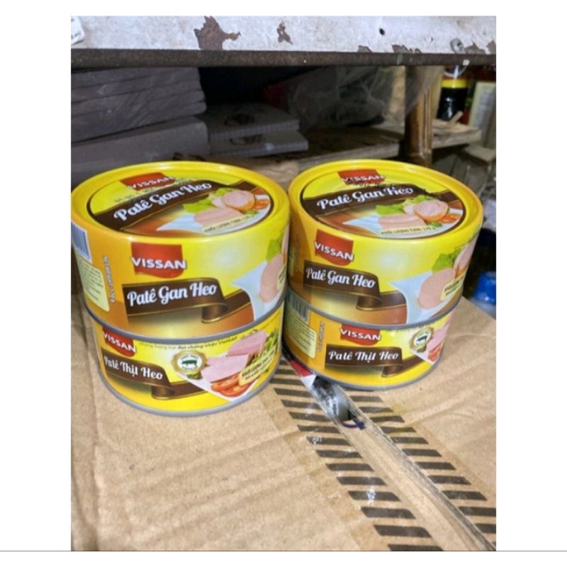 Combo 4 lon pate gan heo Vissan lon in 170g - 359