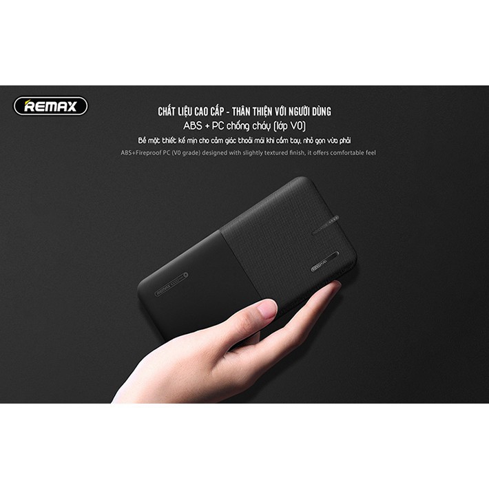 [ Giá siêu rẻ,chính hãng ] Pin Sạc Dự Phòng 10000mAh Linon 2 -Remax RPP-124 -Hàng phân phối chính hãng -Bảo Hành 12 Thán